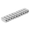 10Pcs Repair Nut Slotted Stainless Steel Thread Extension Reduce Sleeve