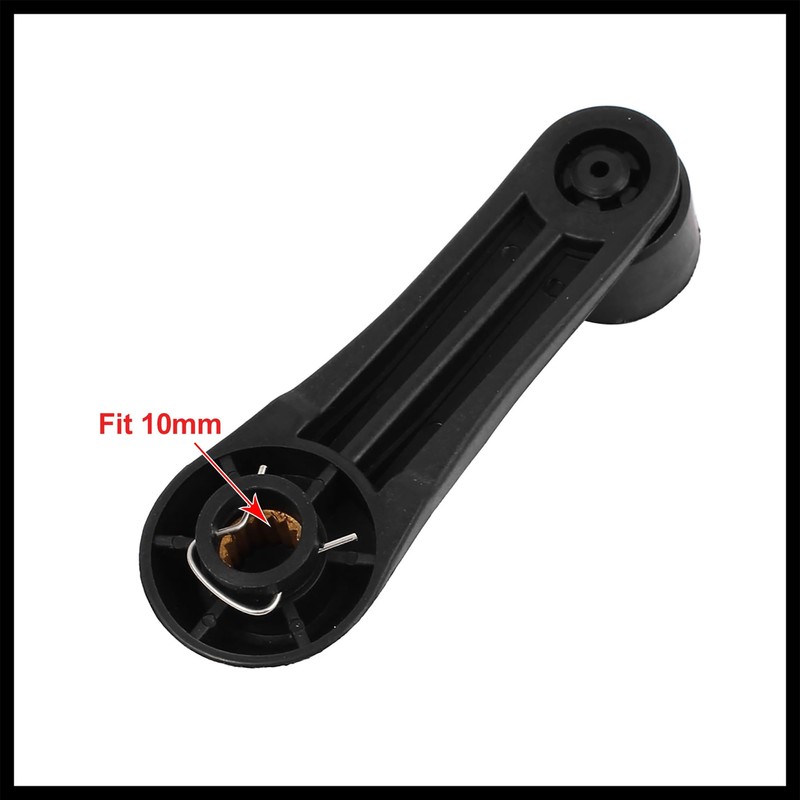 Hihaha 10mm 0.4" Diameter Car Door Window Winder Cranks Handle