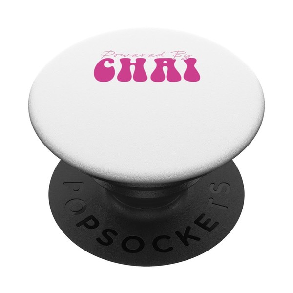 Powered By Chai Tea Masala Chai PopSockets Swappable PopGrip