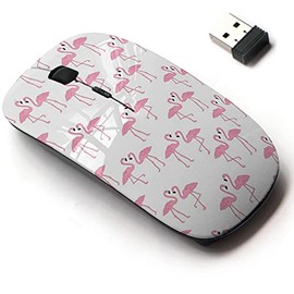 2.4G Wireless Mouse with Cute Pattern Design for All Laptops and Desktops with Nano Receiver - Tropical Exotic