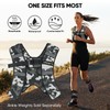 APEXUP Weighted Vest with 5lbs/10lbs/15lbs/20lbs/25lbs/30lbs Weights and Reflective Stripe, Weight