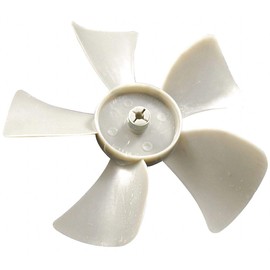 Dayton 5" CW Facing Discharge Propeller, White; Number of Blades: 5