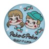 Minoda Peko-chan Embroidered Can Badge Peko & Poco
