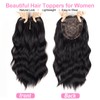 Hair Toppers for Women 16 Inch Synthetic Lightweight Natural