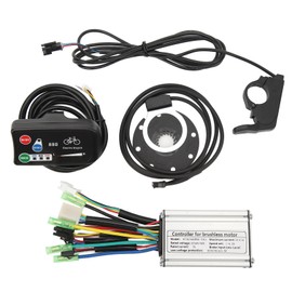 Electric Bike Motor Controller 36V 48V 250W Bike Conversion Kit with Display Thumb Throttle Booster Magnetic Point