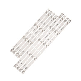HereBelieve 8pcs LED Backlight Strips for 55" TV 55S405LEA TOT_55D2900_4X4_4X5 AB 55HR330M04A6 55HR330M04B6 4C-LB5504-HR 55S405TEA JL.D55051330-004ES-M