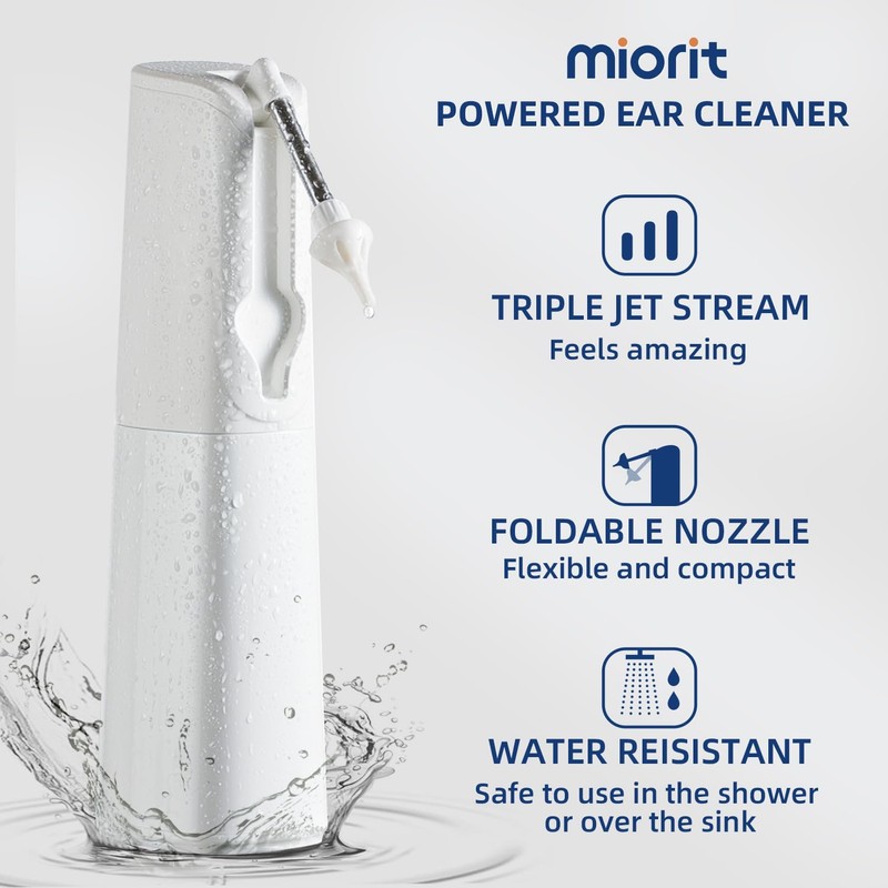 Electric Ear Wax Removal Water Powered Ear Cleaner with 6