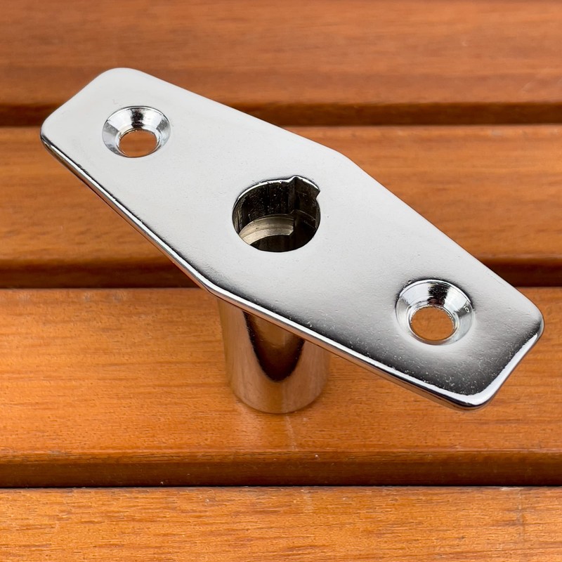 GATE 14 Chrome Plated Brass Rowing Studs 2 Pieces with