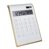 Calculadora solar Gold con función estándar, calculadora de computadora LCD,