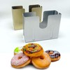 Adjustable Stainless Steel Bagel Slicer and Cutter, Bagel Holder for