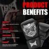 Tapout Bixby 960009 Boxing Gloves Faux Leather 12 oz Black