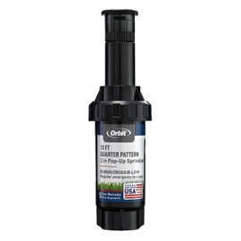 Orbit 54324 2" Pop-Up Spray Head Sprinkler with Quarter Pattern Nozzle