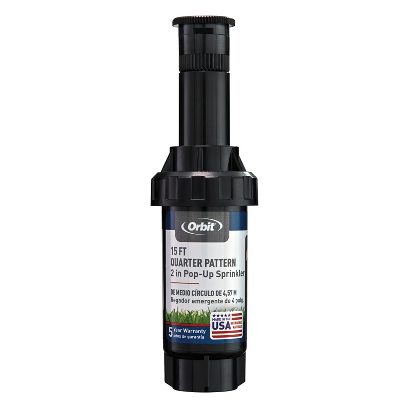 Orbit 54324 2" Pop-Up Spray Head Sprinkler with Quarter Pattern