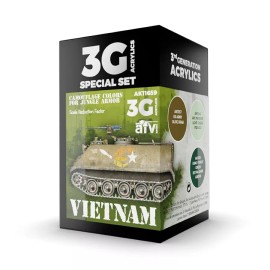 AK Interactive: Vietnam Camouflage Colors For Jungle - Paint Set - AK11659