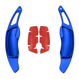 iJDMTOY Sports Blue Aluminum Larger Paddle Shifter Extensions Compatible with Subaru BRZ Impreza WRX Legacy XV Crosstrek