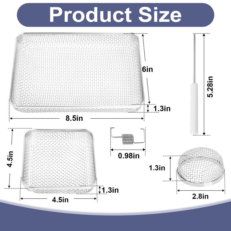 RV Furnace Vent Screen for Water Heater Vent Cover, RV