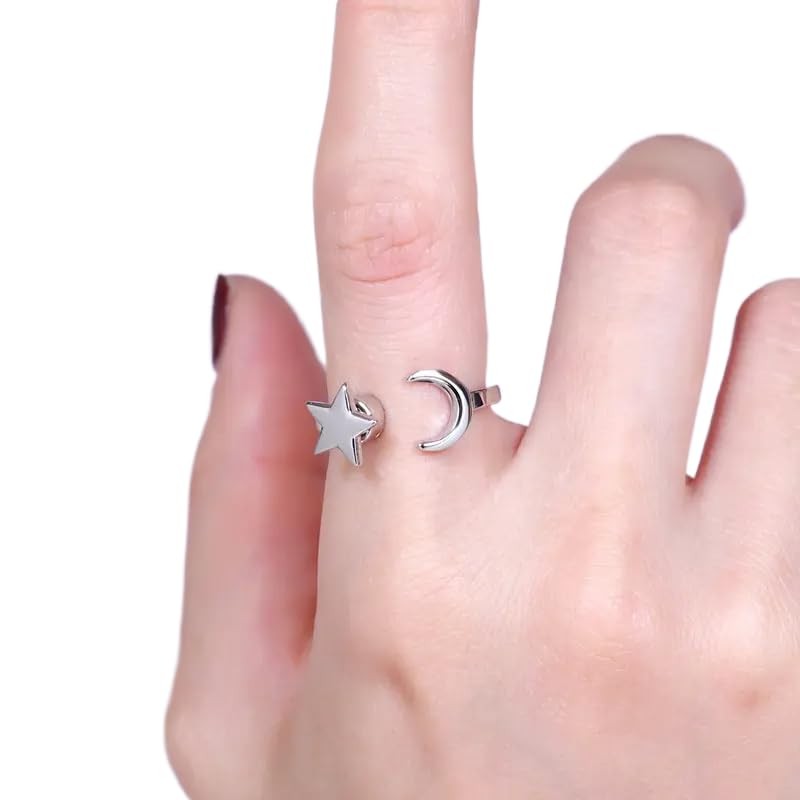 Fidget Spinner Ring - Fidget Anxiety Ring - Meditation Ring