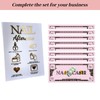 Nail Client Loyalty Reward Card, Nail Cash Coupon Voucher Nail