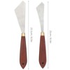 4Pcs Stainless Steel Palette Knife Shaped Oil Painting Art Spatula