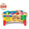 Melissa & Doug Deluxe Pounding Bench Wooden Preschool Learning Toy