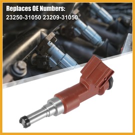 Partuto 6pcs 23209-31050 Fuel Injector for Toyota Camry 2007-2011 for Toyota Highlander 2008-2011 for Toyota RAV4 06-12 for Lexus ES350 07-12 for Lexus RX350 07-09 3.5L 2GR-FE Replacement