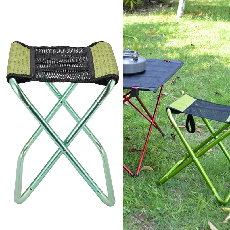 Foldable Chair Flexible Lightweight Breathable Portable Stool for Mountaineering Camping
