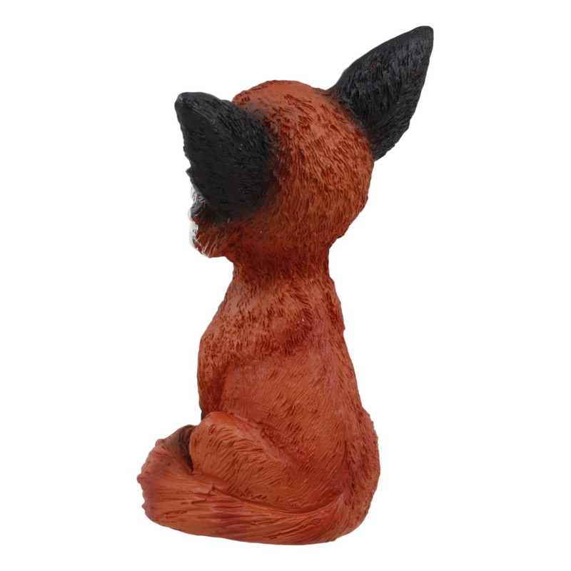 Ebros Sinister Pets Collector TeeHee Grinning Sly Fox Figurine 4.25"H