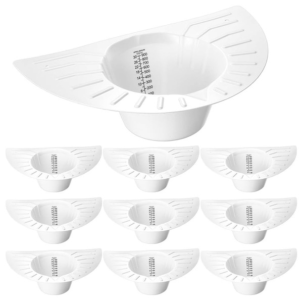 Sknrlko 10Pcs Urine Collection Hat for Toilet Stool Sample Collection