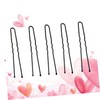 Beavorty 100pcs U-shaped Hairpin for Women Bobby Pins Non-slip Hair