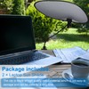 2 Pcs Laptop Sun Shade, Laptop Visor for Working Outside