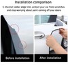 Car Door Edge Guards Self Adhesive Rubber U Channel Edge