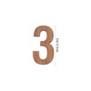 DOITOOL Wood Clock Number Set in Arabic Numerals 1 Set