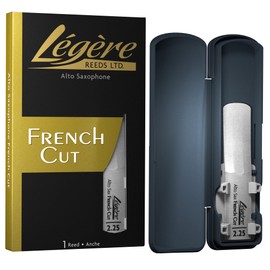 Légère Reeds - Alto Saxophone Reed, French Cut, Strength 2.25 (ASF2.25) - Premium Synthetic Woodwind Reed