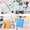 A5 Notebook, Lined Notebook with Removable Dividers, 300 Pages 100GSM
