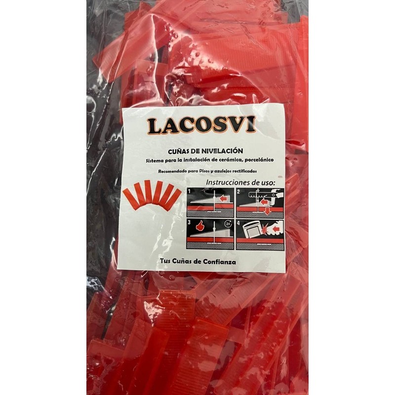 LACOSVI Plastic Polypropylene Tile and Floor Wedges Improved Wedges for