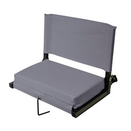 HomeStock Handcrafted Haven Products Stadium Chairs for Bleachers with Back Support, Extra-Large Ura-Padded Seat for Complete Comfort, Easy Carry Handle with Adjustable Shoulder Strap