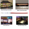 RUNCCI-YUN 5 x 12-18 V 3-LED House Lighting 5 cm