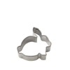 Faringdon Dexam Cookie Cutters Mini Rabbit 4cm tin Plate, tinplate, Silver