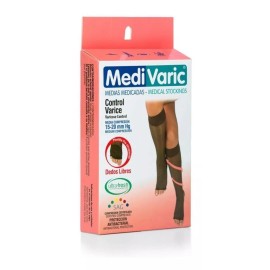 Medias A La Rodilla Sin Punta Compresión 15-20 Mmhg