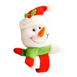 Christmas Slap Bracelet, Cute Doll Wristband Toys, Doll Christmas Wristband, Snap Bracelet Wrist Band for Christmas