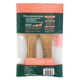 Wholesome Pride Natural & Healthy Dog Chews 2Pk, for Medium Dogs, Bacon Flavor