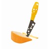 Boska Käsemesser für Halbweichen Käse Mini Cheesy/Käsemotiv/Kunststoff/Edelstahl/Gelb/Silber