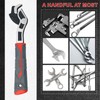 DGMI Multi Function Adjustable Spanner, Universal Pipe Wrench, Self Locking