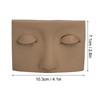 Eyelash Practice Mannequin Face Silicone Lash Mannequin Head with Double
