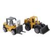 6pcs 1:64 Construction Vehicle Toy Mini Decoration Alloy Construction Vehicle