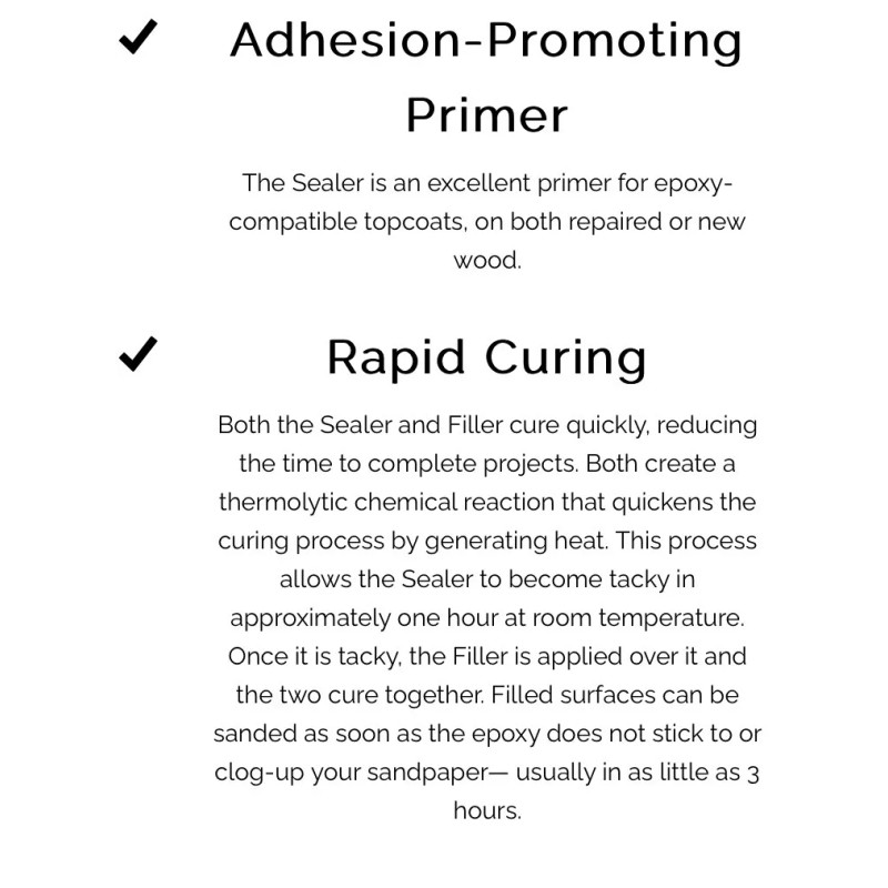 Restore-Rite StrongBond Epoxy Wood Sealer. 1.5 Quart Kit, Parts A