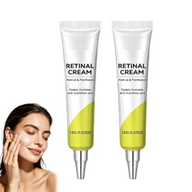 Crema hidratante con retinol que hidrata profundamente y nutre la piel, sérum de retinol para el rostro, potenciador reafirmante Reti/nol Shot, rellenador de arrugas profundas al instante. (2PCS)