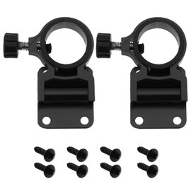 2PCS Fishing Umbrella Holder Aluminum Alloy Boat Rod Holder Mount Bracket Connector for Outdoor Fishing Chair Fishing Box Pole-Fishing Platform