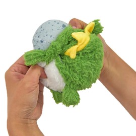 Kögler Swappies 26928 Cute Reversible Plush Toy, Dino and Egg, Approx. 17 x 15 cm, Made of Soft Polyester, Washable, 2 Cuddly Toys in One