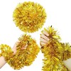 CLHXWU Pack of 6 12 m Christmas Tinsel Garland, Gold